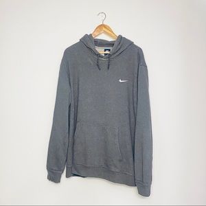 NIKE | GREY EMBROIDERED HOODIE